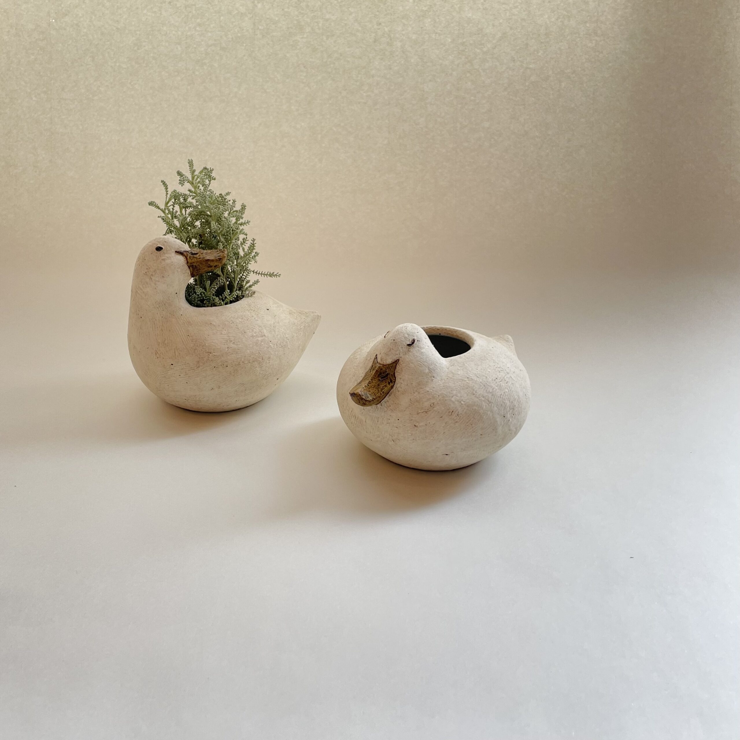 アヒルの花器